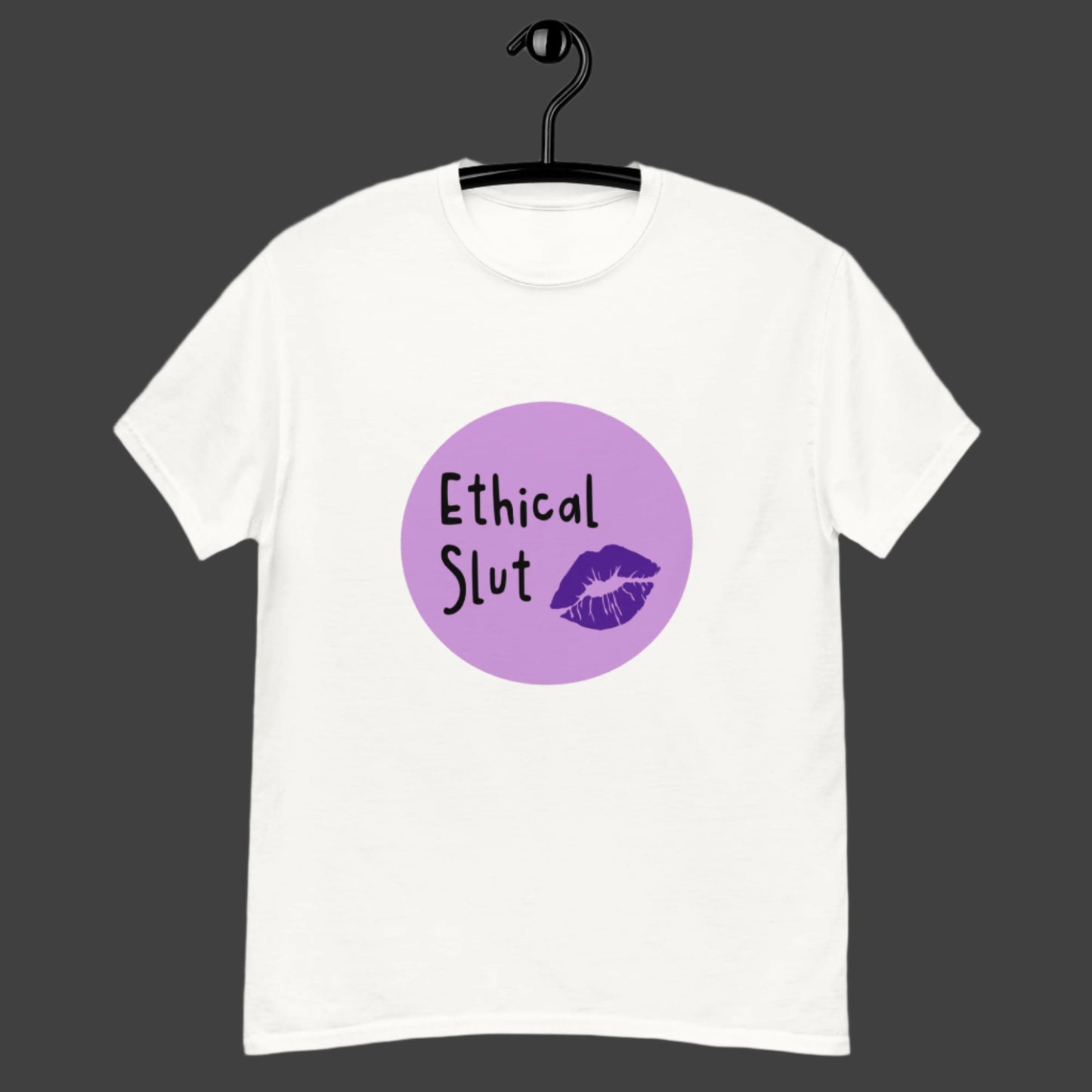 Ethical Slut T-Shirt design on a white background.