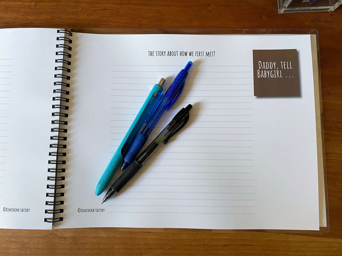 Daddy & Me: a kinky exploration book for Daddy Doms and babygirls