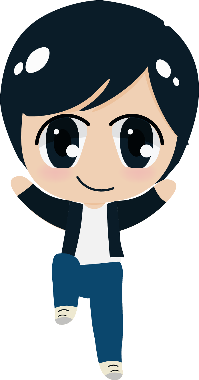 This die-cut sticker features a chibi boy from our book, Daddy & Me: a kinky exploration book for Daddy Doms and babygirls. Measures approx. 5" tall and 2.5" wide. Made from adhesive vinyl.