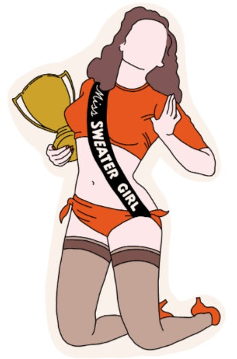 Josie pin-up sticker