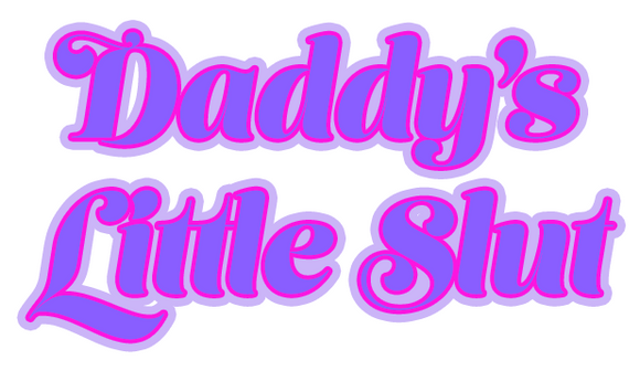 Are you Daddy's little slut?  Tell the world with this die-cut adhesive vinyl sticker! Measures approx. 3