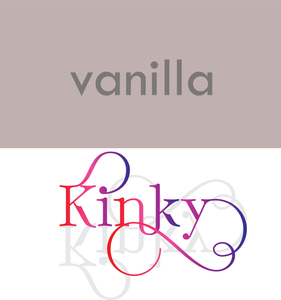 Vanilla vs Kinky sticker/laptop decal
