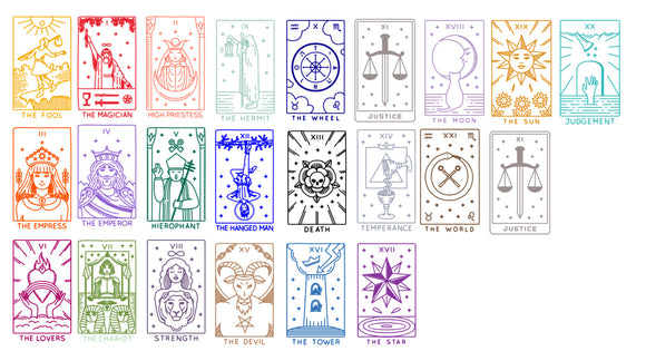 Tarot Cards (Major Arcana) decal pack